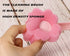 5Pcs Pink Sponge Bottle Brush 17cm Long Handle Flower Shaped Cleaning Brushes for Reusable Water Bottles Containers Glasses...