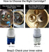 RP19804 Shower Cartridge Replacement for Delta 1300/1400 Series Shower Faucet, Compatible with Delta Monitor Rough-in Valve and Single-Hanlde Trim...