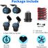 5 Pack Quick Charge 3.0 12V USB Outlet, Qidoe Waterproof QC3.0 Dual USB Power Outlet with Touch Switch Fast Car Charger Socket for 12V-24V Car Gol...