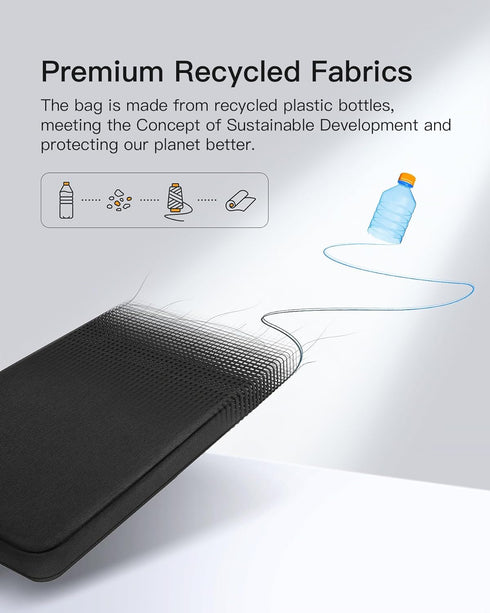 Inateck Shockproof Water-Resistant Laptop Bag Compatible with 13-inch MacBook Air M3/A3113 2024, M2/A2681, MacBook Pro M2/A2686 M1/A2338 2024-2016...