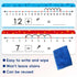 30 Pack Dry Erase Number Line Whiteboard Card 4”x12” Double Sided Dry Erase Board 0-10 on One Side 0-20 on Other Side, Home Teacher Classroom Must...