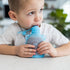Reusable Baby Food Pouches – 5oz Leakproof Squeezy Self Feeding Toddler Sippy Cup with Straw – Freezable Silicone Breast Milk Storage Feeder Bottl...
