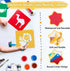 20 PCS Animal Stencils for Kids, 8 x 8 Inch ViikiFain Sidewalk Chalk Stencils Colorful Drawing Stencils with 5 Pcs Scratch Paper Reusable DIY Craf...