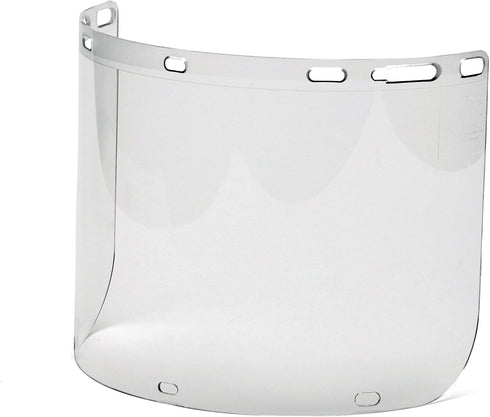 Pyramex Safety S1210CC Clear Cylinder Polycarbonate Shield with Slots for Chin Cup - ANSI Z87+...