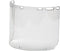 Pyramex Safety S1210CC Clear Cylinder Polycarbonate Shield with Slots for Chin Cup - ANSI Z87+...