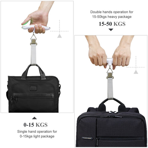 MYCARBON Digital Luggage Scale - High Precision Hanging Scale 110 lb/50KG with Backlit Display, Perfect for Travel and Home...