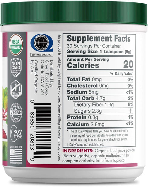 GREEN FOODS BEET ESSENCE,OG2, 5.3 OZ...