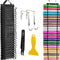 48 Compartments Vinyl Roll Storage, Vinyl Roll Holder Vinyl Organizer, Vinyl Storage Rack Wall Mount/Over The Door for Craft Room Organizers and S...