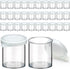 DecorRack 30 Plastic Mini Containers with Lids, 1oz, Craft Storage Containers for Beads, Glitter, Slime, Paint Pots or Seed Storage, Small Clear E...