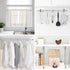 AIZESI Spring Tension Curtain Rod Short Tension Rod?Silver,12"-20"-1Pcs)...