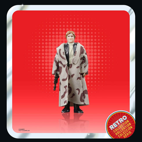 STAR WARS Retro Collection Han Solo (Endor), Return of The Jedi 3.75-Inch Collectible Action Figures, Ages 4 and Up...