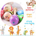 MCPINKY 10PCS Toddler Maracas Toys, Mini Wooden Maracas for Kids Musical Instruments Wooden Shakers Baby Musical Toys Infant Learning Maracas Toys...