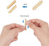 PH PandaHall 10 Sets Slide Clasp Lock, Multi Strand Slide Magnetic Tube Clasps Bracelet Necklace Connectors Layering Clasp for Layered Necklace Br...