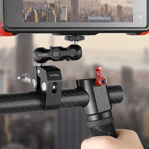 SMALLRIG Super Clamp with 1/4 and 3/8 Thread for Cameras, Lights, Umbrellas, Hooks, Shelves, Plate Glass, Cross Bars, etc - 735...
