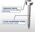 Kreg SPS-F125-100 Zinc Pocket Screws, 1-1/4 Inch #6 Fine Thread, Pan Head (100 Count)...