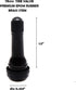 TR414 Rubber Snap-in Tire Valve Stem for Tubeless 0.453 Inch 11.5mm Rim Holes on Standard Vehicle Tires (Set of 4)...