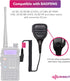 MIRKIT Heavy Duty Speaker Mic Compatible with Baofeng UV-5R, BF-F8HP, UV-82, UV-82HP. Push to Talk Microphone & Lanyard Ham Radio Operator. Radio ...