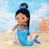 OUOZZZ 15" Soft Black Mermaid Doll for Girls - First Plush Baby Doll Sleeping Cuddle Buddy Toy Stuffed Animals Doll for 3 year old Kids...