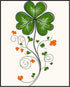 Posterizer 1 pcs-minimalist four-leaf clover sweet design poster 1-Floral & Botanical Art- Gift for Men Women Entrepreneur Teens -Chic Home Decor-...