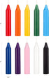 Mega Candles 10 pcs Unscented Assorted Color Exquisite Mini Taper Spell Candles, 4 Inch Tall x 3/4 Inch Diameter, Magic Chimes, Enchantment, Casti...