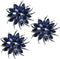 Flower Brooches Pin for Women Brides Created Crystal Brooch Blue?3Pcs?...