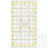 Quilting Rulers, Acrylic Ruler, 6.5 X12 Inch with Non-Slip Rings 15 Pieces for Quilting and Sewing...