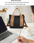 Handbag for Women Small Multi-Pockets, Canvas Mini Tote Shoulder Bags with Zipper, Satchel Hobo Bag for Travel Work...