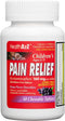HealthA2Z® Children's Chewable Pain Relief | Acetaminophen 160mg | 60 Chewable Tablets | Grape Flavor Chewables | Aspirin & Ibuprofen Free...