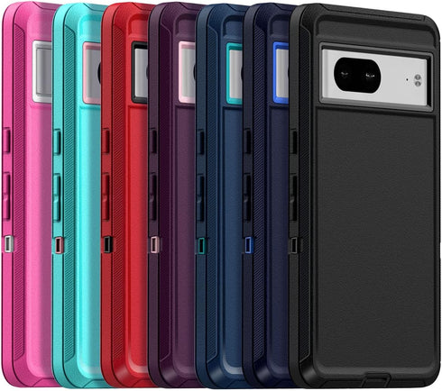 AICase for Google Pixel 7A Case Heavy Duty, Shockproof Drop Protective Rugged Tough Durable Cell Phone Cover for Google Pixel 7A, Black...