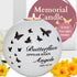 Butterfly Memorial Candle Holder - Sympathy Gift for Loss of Loved One, Remembrance Candle Holder for Bereavement, Grief & Comfort – 5 x 5 Inch...