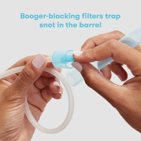 Frida Baby NoseFrida SnotSucker for Baby, Nasal Aspirator for Baby, Nose Sucker Baby Nasal Aspirator to Help Baby Breathe Easy...