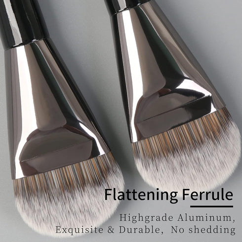 Flat Foundation Brush for Liquid Makeup, Liquid Foundation Brush, Flat Makeup Brush for Liquid Foundation, Make up Brushes for Liquid Foundation, ...