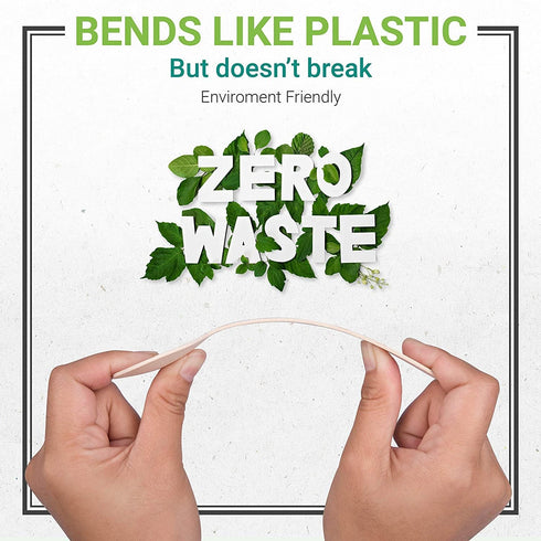 Disposable Wooden Spoon | Eco Friendly, Biodegradable, Compostable, Eco-Friendly (140MM)...