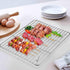 TeamFar 10.5’’ x 8’’ x 1’’ Toaster Oven Pan with Rack Set, Small Baking Pans Tray Stainless Steel with Cooling Rack Set of 4, Non-Toxic & Heavy Du...