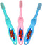 Baby Toothbrush- Soft Bristles – Set of 3 Toddler Toothbrush for Boys and Girls –Cute Colors and Designs Great Gift for Baby's and Toddlers...