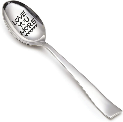 Seyal® Love You More Spoon Gift - Love Gift - Love gifts - Valentines day gift - Gift for her - Gift for him - christmas gift - wife gift from hus...