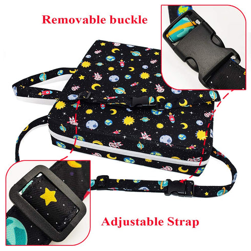 Dining Chair Heightening Cushion Portable Dismountable Adjustable Highchair Booster for Baby Toddler Kids Infant Washable Thick Chair Seat Pad Mat...