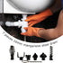 Drain Cleaning Tool Kit, Drain Cleaning Pipeline Accessories Drain Cleaner Attachment Set Suitable for Clearing Pipes and Drain Pipes Cleaning...