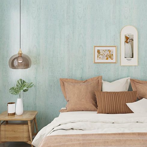 Green Wood Contact Paper for Countertops Peel and Stick Wallpaper Vinyl Waterproof Self Adhesive Wallpaper for Cabinets Wood Vinyl Wrap Green Cont...