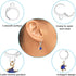 150 Pcs Hypoallergenic French Earring Hooks Leverback Earwires Round Earring Hooks Earring Supplies Findings Ear Wire with Open Loop for Earring D...