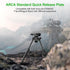 FANAUE ARCA-Swiss Bipod Adapter, ARCA-Swiss Quick Release, Arca Tripod Mount for Fanaue Tripod Heads...