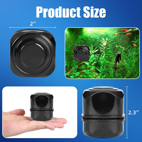 AQUANEAT Aquarium Fish Tank Cleaner, Magnetic Glass Cleaner, Algae Remover for Fish Tank(Not for Acrylic and Plastic Tanks)...