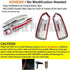 Quality Accessories Chrome Plated Handle Covers Compatible with Nissan Titan...