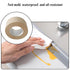 Waterproof Caulk Tape Sealant Strip, 1.5"W x 10.5'L PVC Sealing Tapes for Kitchen Bathroom Bathtub Countertop Toilet Sink (Beige)...