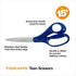 Fiskars 8" Teen Scissors for Ages 15+ - Scissors for School or Crafting - Back to School Supplies - Blue...