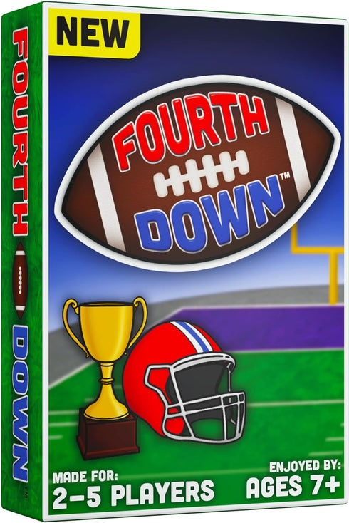 Fourth Down™ - New! The Excitement of Football in a Card Game! As Featured in New York Magazine, Perfect for Gifts, Super Bowl, Parties, and More!...