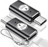 Lightning to USB C Adapter 2 Pack for iPhone 15 Charger,iPhone 15 14 13 12 Pro Max Plus,iPad 9 10 Air 5 Mini 6,Car,Samsung S24 S23 Ultra,Serial Ad...