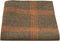 King & Priory Biscuit Brown & Orange Birdseye Check Pocket Square, Handkerchief...