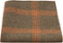 King & Priory Biscuit Brown & Orange Birdseye Check Pocket Square, Handkerchief...