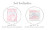 American Baby Company Heavenly Soft Chenille Sherpa Blanket Set, 3D Pink Cloud, for Girls...